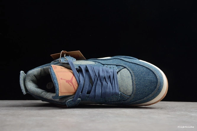 Levi's Denim Nike AO2571-401 Jordan x 4 Air 0713
